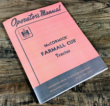 Mccormick farmall cub for sale  Brookfield
