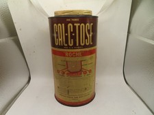 Suplemento alimentar vintage Roche C. 1950 Cal-C-Tose lata de futebol 10 1/2 polegadas comprar usado Suplemento alimentar vintage Roche C. 1950 Cal-C-Tose lata de futebol 10 1/2 polegadas comprar usado  Enviando para Brazil