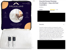Electric overblanket for sale  CAMBRIDGE