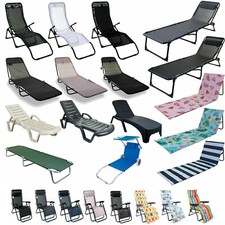Espreguiçadeira de jardim reclinável cadeira dobrável cama balancim reclinável praia acampamento comprar usado  Enviando para Brazil