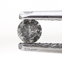 DIAMANTE SAL PIMENTA NATURAL 0,08 CTW CORTE BRILHANTE FORMATO REDONDO DIAMANTE 2,5 MM comprar usado  Enviando para Brazil