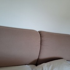 Bett stoff braun gebraucht kaufen  Dinkelsbühl