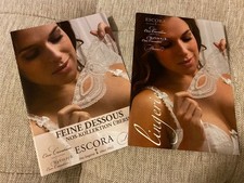 Escora Lingerie Catalog German and English Total 46 Pages Mini 2 Books comprar usado  Enviando para Brazil