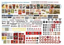 Usado, Adesivos de diorama alemães da Segunda Guerra Mundial escala 1:72/1:76 (pôsteres, placas de rua, slogans de tanque) comprar usado  Enviando para Brazil