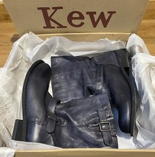 Kew black leather for sale  WADEBRIDGE