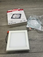 Luminária de teto quadrada Nuvo Lighting 62/1904 5"W LED montagem embutida - Branco comprar usado  Enviando para Brazil