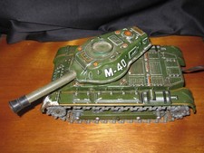 Tanque de controle remoto M-40 Walker Bulldog brinquedos de lata antigos JAPÃO, usado comprar usado  Enviando para Brazil