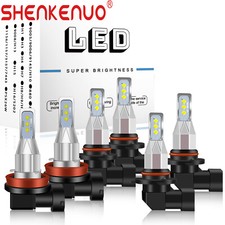 Usado, Kit combo de lâmpadas de neblina Hi/Lo faróis de LED branco para Toyota Corolla 2010-2015 comprar usado  Enviando para Brazil