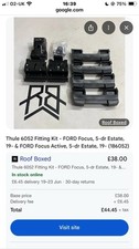 Thule roof bar for sale  MORPETH