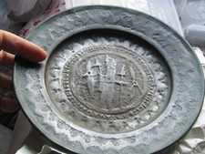 Antiguo plato judio, hecho a mano/bandeja grabada con guerrero comprar usado  Enviando para Brazil