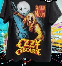 Usado, Camiseta unissex preta OZZY OSBOURNE BARK AT THE MOON REIMPRESSÃO P-5XL comprar usado  Enviando para Brazil