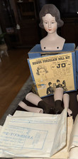 Kit de boneca de porcelana Shackman vintage Jo 80156 pequenas mulheres em padrões de caixa originais comprar usado  Enviando para Brazil