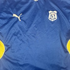 Usado, Camisa masculina média rara original Cardiff City 2009/2010 Home Football comprar usado  Enviando para Brazil