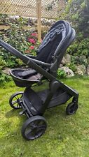 Pushchair pram black. for sale  SKIPTON