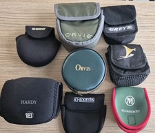 Fly reel pouches for sale  WORTHING