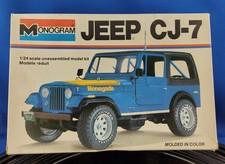 KIT MODELO JEEP CJ-7 POR MONOGRAMA ESCALA 1/24 APARECE COMPLETO PARCIALMENTE MONTADO comprar usado KIT MODELO JEEP CJ-7 POR MONOGRAMA ESCALA 1/24 APARECE COMPLETO PARCIALMENTE MONTADO comprar usado  Enviando para Brazil