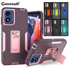 Capa suporte armadura à prova de choque + protetor de tela para Motorola Moto G Play (2024) comprar usado  Enviando para Brazil