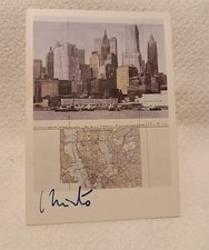 Christo javacheff postcard usato  Vittuone