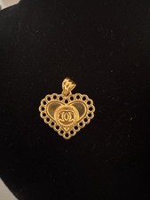 18karat gold heart for sale  WITNEY