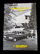 Peugeot 604 langversion gebraucht kaufen  Hamburg