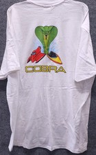  Camiseta Hanes ponto único branca logotipo corrida de arrasto barco Cobra XXL anos 90 comprar usado  Enviando para Brazil
