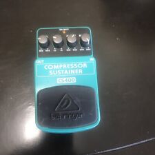 Pedal de efeitos de guitarra Behringer CS400 compressor sustentador comprar usado  Enviando para Brazil