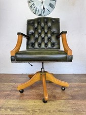 Green leather gainsborough for sale  HARTFIELD
