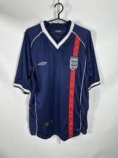 Camiseta Jersey Vintage Umbro England FIFA 2002 comprar usado  Enviando para Brazil