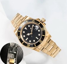 Usado, Relógio de luxo ouro sub cor 41 mm movimento perpétuo automático aço inoxidável comprar usado  Enviando para Brazil