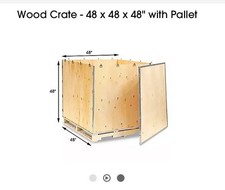 Uline wood crate for sale  Clifton