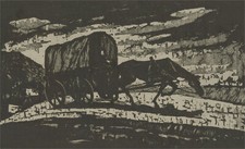 Fallet 1958 linoprint for sale  BRADFORD-ON-AVON