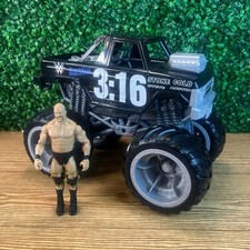 WWE Wrekkin Stone Cold Black 3:16 Monster Truck com Stone Cold Steve Austin, usado comprar usado  Enviando para Brazil