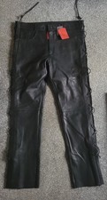 Mens black cowhide for sale  UTTOXETER