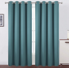 Curtain panels teal for sale  West Mifflin
