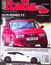 Auto Italia Magazine Issue 219 May 2014 Alfa Romeo 75, Fiat, Alfasud Trofeo comprar usado  Enviando para Brazil