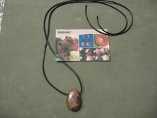 Edelsteinkette rhodonit anhän gebraucht kaufen  Viersen