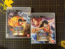 Lote de 2 One Piece Pirate Warriors Conjunto PlayStation 3 PS3 Japonês Completo LIMPO comprar usado  Enviando para Brazil