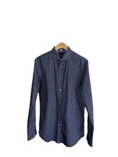 Usado, Camisa masculina Banana Republic manga longa com botões azul marinho média 100% algodão.  comprar usado  Enviando para Brazil