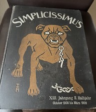 Simplicissimus 1908 1909 gebraucht kaufen  Solms