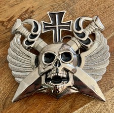 Metal skull cross for sale  CARDIFF