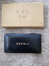 Medal box mbe for sale  BROADWAY