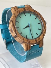 Wood case quartz for sale  SOUTHAMPTON