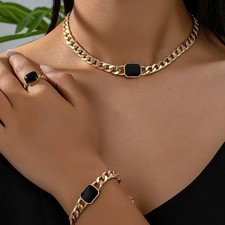Women black geometric for sale  Birmingham