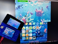 CARTÃO DE CAPTURA USB EMBUTIDO Azul Cobalto Console Nintendo 3DS REGIÃO LIVRE 4GBgb comprar usado  Enviando para Brazil