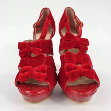 Strappy heels red for sale  THETFORD