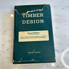 Modern Timber Design 2nd Edition 1955 Lumber Wood Woodworking Construction, usado comprar usado  Enviando para Brazil