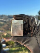 Usado, Encendedor vintage Dupont líneas verticales plateado "SIN PROBAR" segunda mano  Embacar hacia Argentina