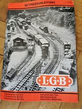Lgb betriebsanleitung 1974 gebraucht kaufen  Rheinberg