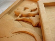 Hand carved wooden for sale  Fairfax