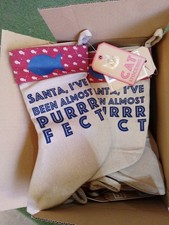 Cat stockings santa for sale  BATLEY